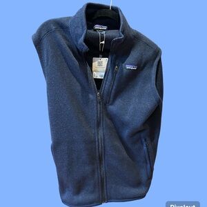 Patagonia Dark Blue Fleece Vest